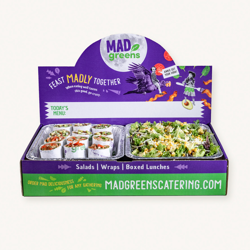 1 MAD Salad & 12 half MAD Wraps*